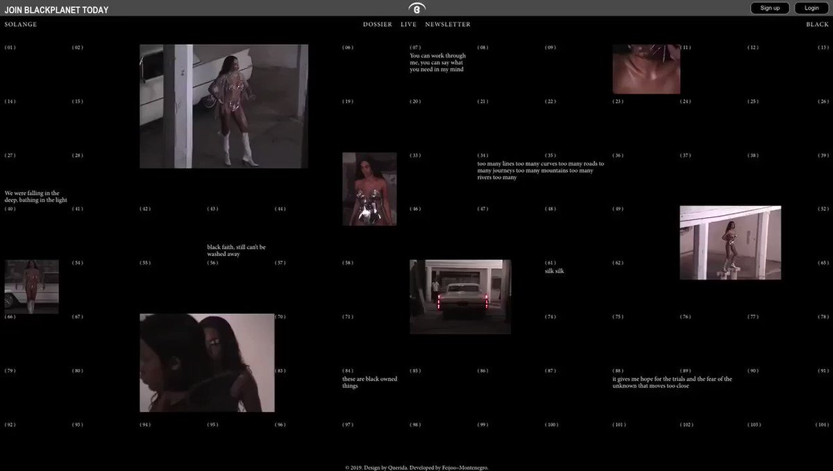 In case you’ve been out of touch with the universe, the @blackplanet x @solangeknowles is here.
Get the full experience: https://t.co/iE2aJH0qZR https://t.co/jMsuvt9F1v