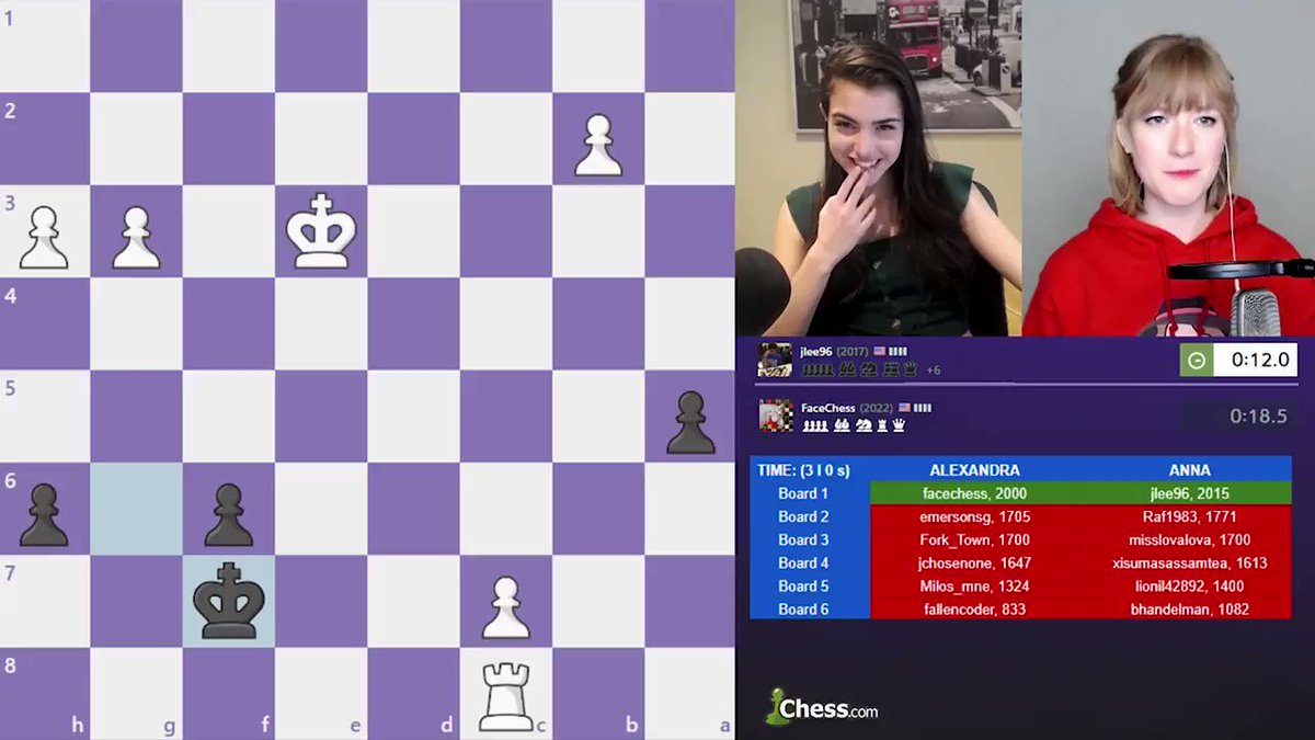 Last Sunday, @Anna_Chess's team won Sub Battles... Join this Sunday at 1 PM PST for the rematch 💪 #chess #subsunday