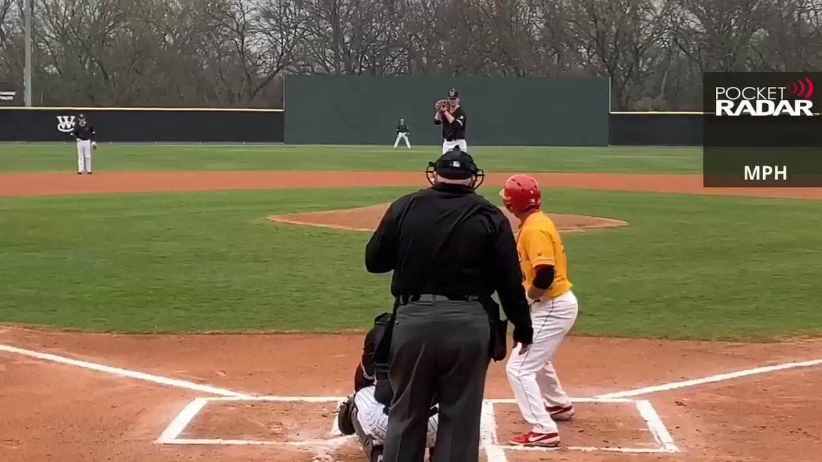 Trevis Sundgren (@trevis_sundgren) gets the 1-2-3 inning to start at Weatherford. Feee and easy 90-91.
FB: 90-91
CB: 74-76
@PocketRadar Five Tool #90Club
@WCoyoteBaseball • @TxStateBaseball signee
@VToolJUCO