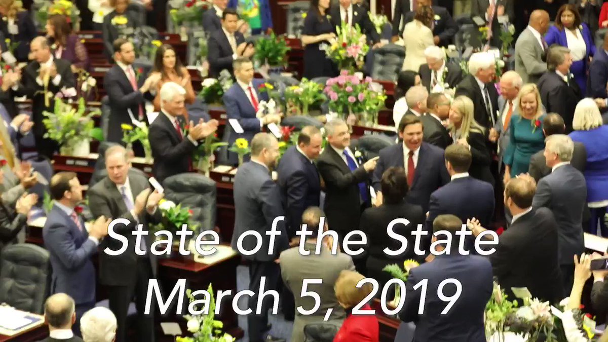 Thank you to those who joined us at my first State of the State address. I am optimistic that this legislative session provides us with a unique opportunity to advance needed reforms in a variety of different areas that will strengthen our state and benefit Floridians.