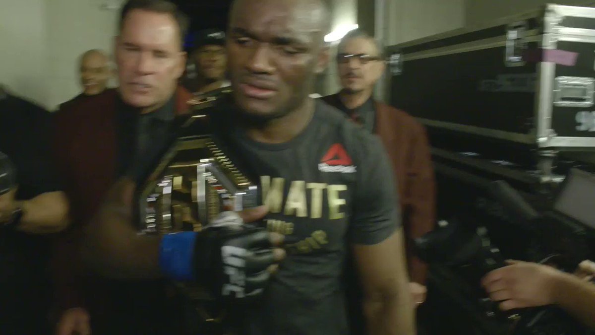 "It's all good, baby. It's all good. It's your turn. It ain't his turn."
@Usman84Kg & Woodley's mother shared a beautiful moment backstage after #UFC235.
Watch the full episode of 'Thrill & Agony' ➡️ https://bit.ly/2NJvpp0