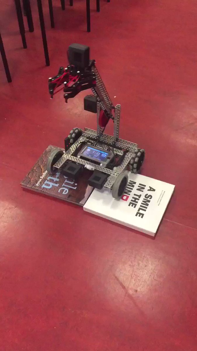 More Engineering Week highlights from school. TYs completed the claw today and tested out movement over makeshift ramps. Really impressed by the interest and dedication shown by the students. #WomeninSTEM #RoboticsClub #VEX #DKIT #EngineersWeek2019