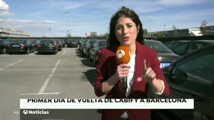 ➡️ ¿Cómo funciona el servicio de Cabify en su vuelta a Barcelona? Lo comprobamos en #Noticias1A3N con @blancabasiano. Aquí, te lo contamos http://atres.red/nqupp1