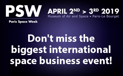 #PSW19 will be on April 2nd & 3rd! Do not delay any longer to register, there are only a few places left... 😨
Discover the participants now on http://bit.ly/2VD8fDo
Still not registered?! Call us at +33 (0)1 46 90 19 02
#innovation #spaceindustry #event #Paris #technology