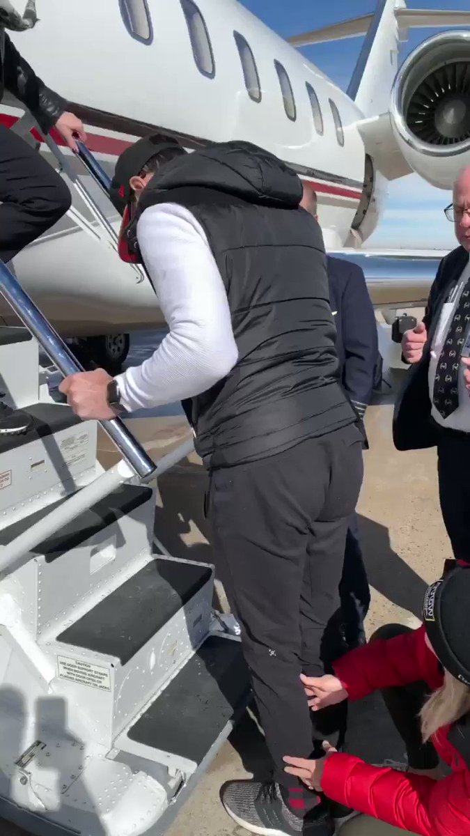 Off to St.Pete! I love trying new things! There was no accessible way onto the jet so we tried waking up the stairs! Got it first try... #teamwork #spinalcordrecovery #SCI #FirestoneGP
