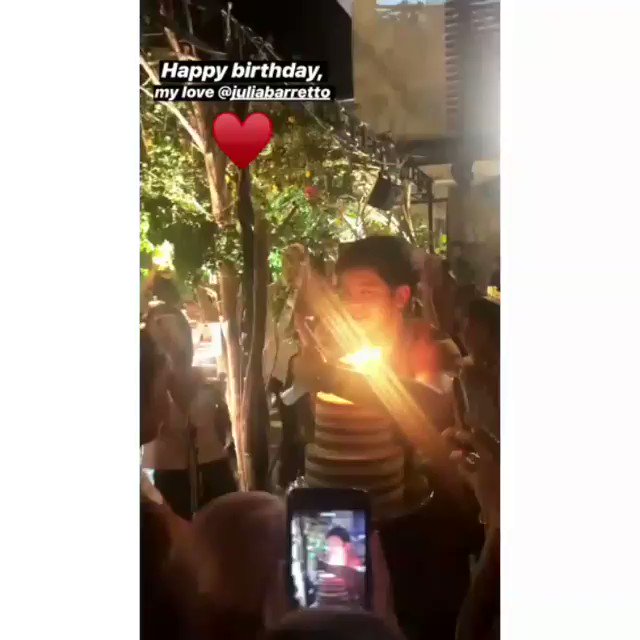\" Happy birthday, my love \" 

- Janella Salvador 
