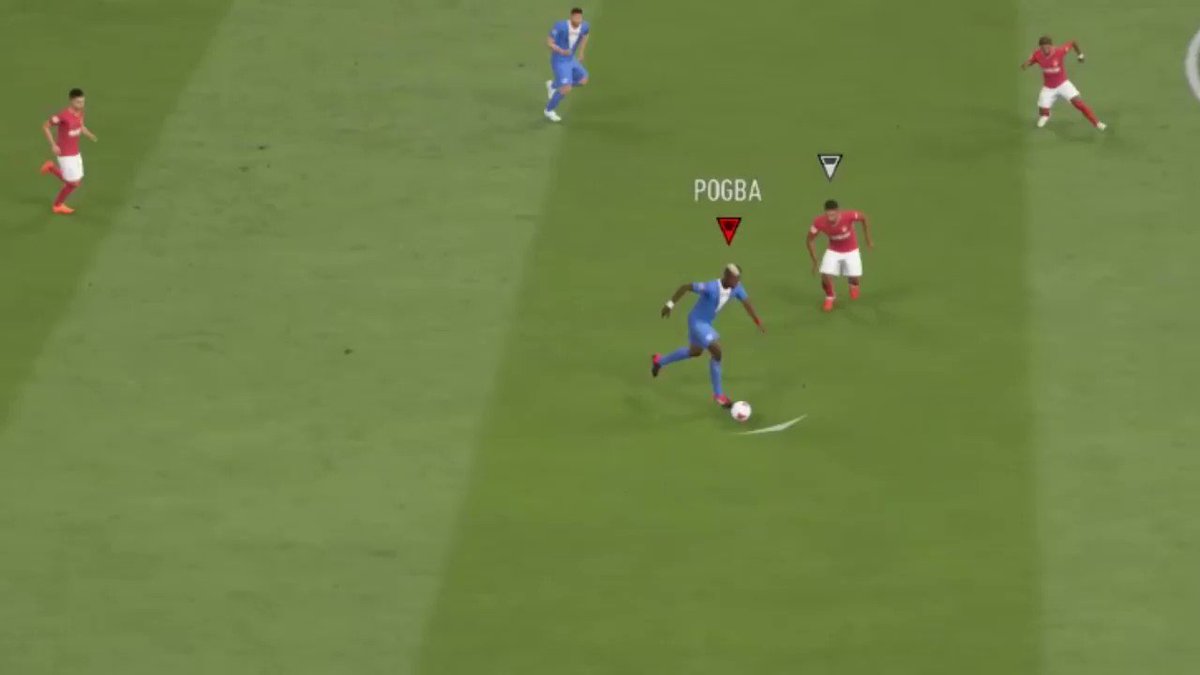 For FIFA 20, I think AI controlled defenders should bite on well-timed skill moves like this.
Not quite as dramatically, but enough to create space.
AI are too good at mirroring/containing skillful dribbling, rewarding people that rely heavily on AI.