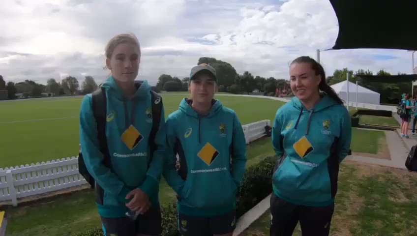 Our Aussie Under 19 Women begin their four-match Tour of NZ in Lincoln today against a New Zealand Development squad.
Ahead of the match, @nicolefaltum caught up with Annabel Sutherland and Rachel Trenaman. Check out what they had to say ๐