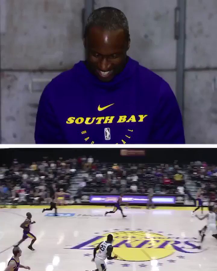 This season Andre Ingram had a memorable game-winner for the @SouthBayLakers.
... he later got the chance to see his teammates’ reactions 👏
#GLeagueTopPlay