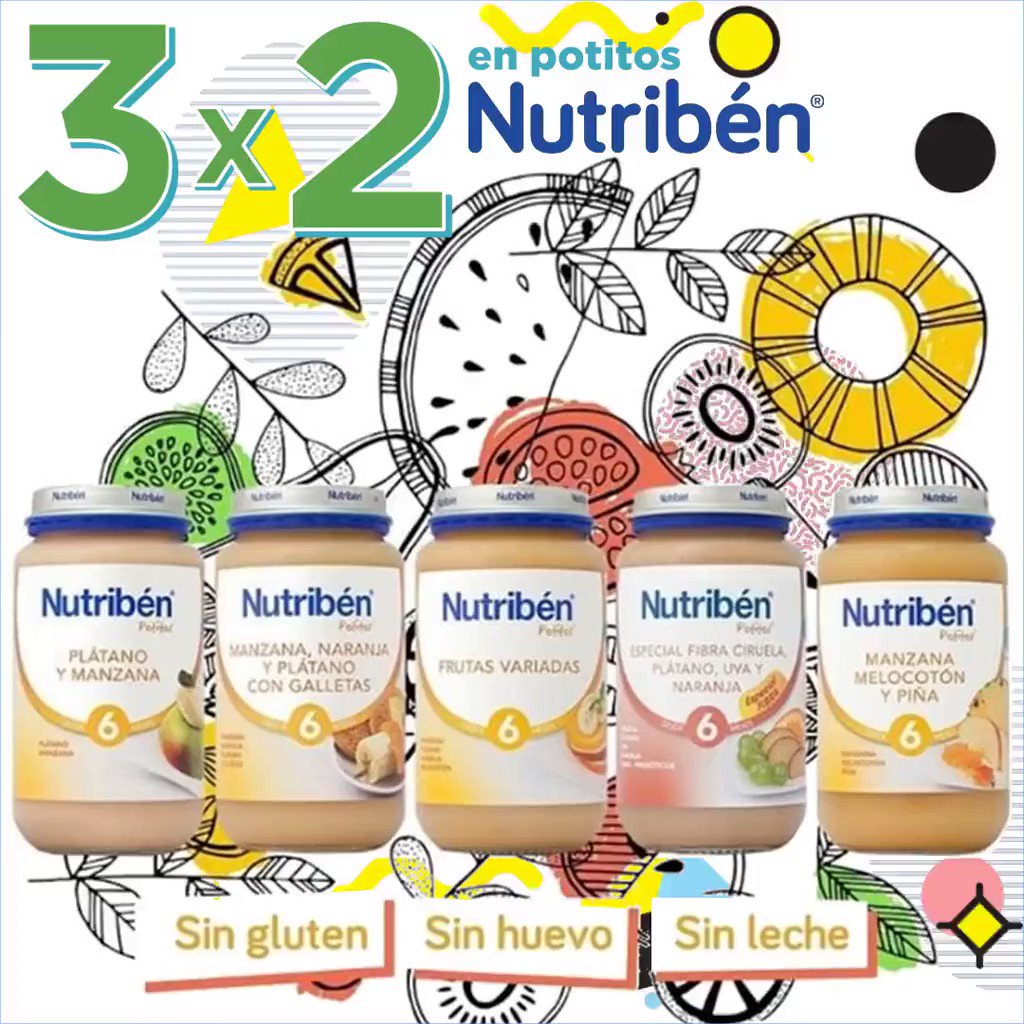 Farmacia Romero on X: ¡¡¡Vuelve la PROMO 3x2 de POTITOS NUTRIBÉN!!! Compra  2 potitos Nutribén y consigue el tercero #GRATIS #AlimentaciónInfantil  #Bebé #Potitos  / X