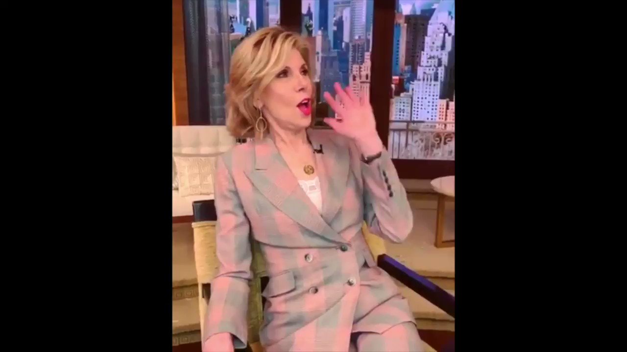 Happy birthday to the legend that is christine baranski <3 