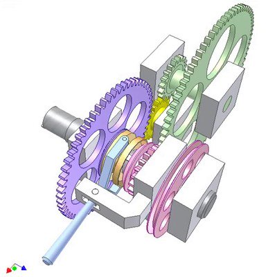 Reversing Clutch of Two Velocities