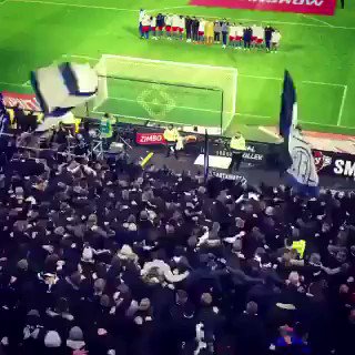 Hamburg fans singing: "Fuck St Pauli"