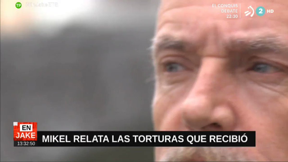 Los hermanos Arrizabalaga te cuentan las torturas que les infringían en el cuartel de Zarautz. el capitán Muñecas disfrutaba con ello.
Todavía hay gente que niega las torturas habidas en EH.
22 días torturados POR QUE LES PILLARON UNAS IKURRIÑAS
@enjakeETB
@Xlapitz