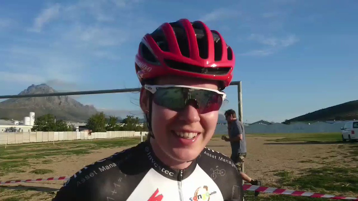 Here's what the 2019 http://songo.infoย #ChampionsRace champion @AnnikaLangvad had to say about the win and what it means to represent @investecam_sa songo @SpecializedZA at the @CapeEpic.