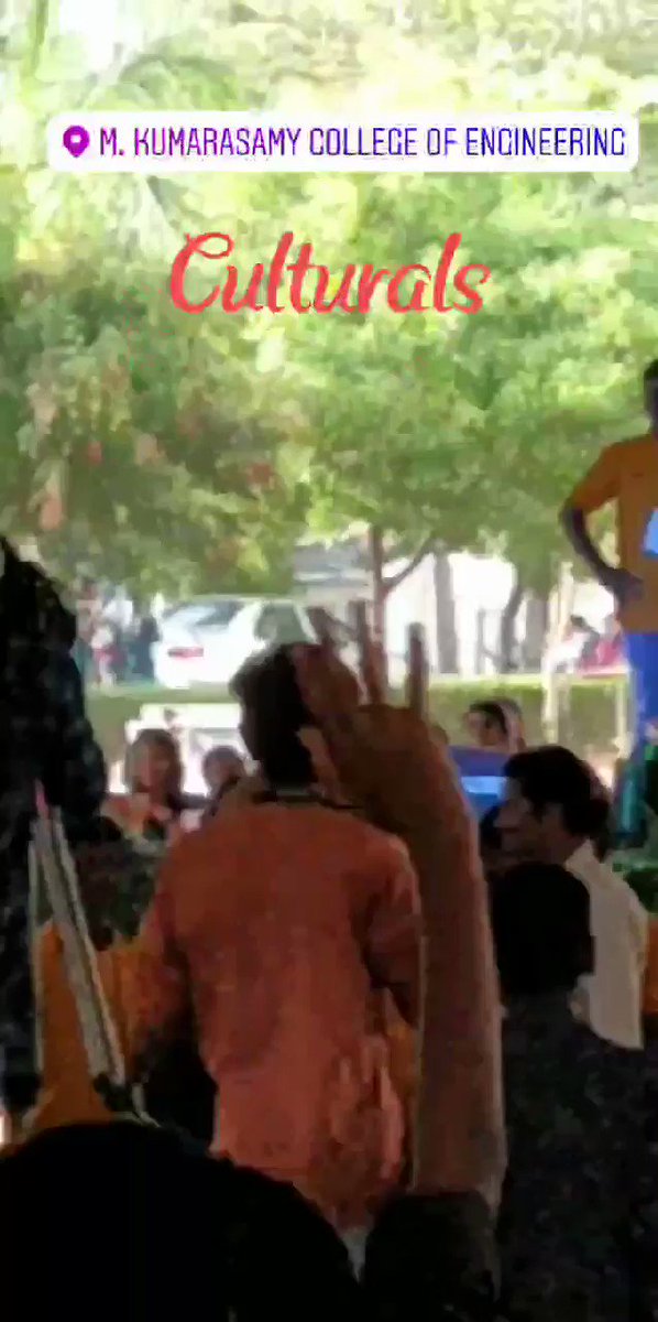 @actorsathish mass sir🤩ur speech is veryyy needed for this time sir💪#kumarsamy college of engg#karur#culturals