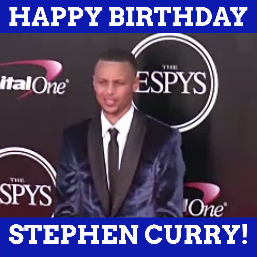 Happy Birthday, Stephen Curry!   