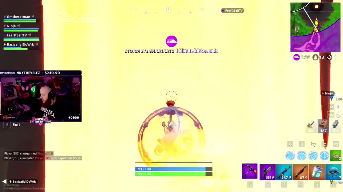 timthetatman (@timthetatman) on Twitter photo 14/03/2019 18:37:52 New late game meta... New late game meta...