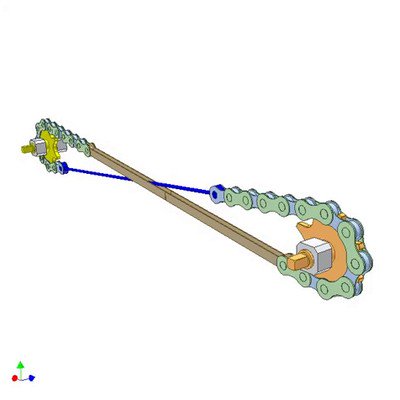 Chain Mechanism for Reversing Rotation