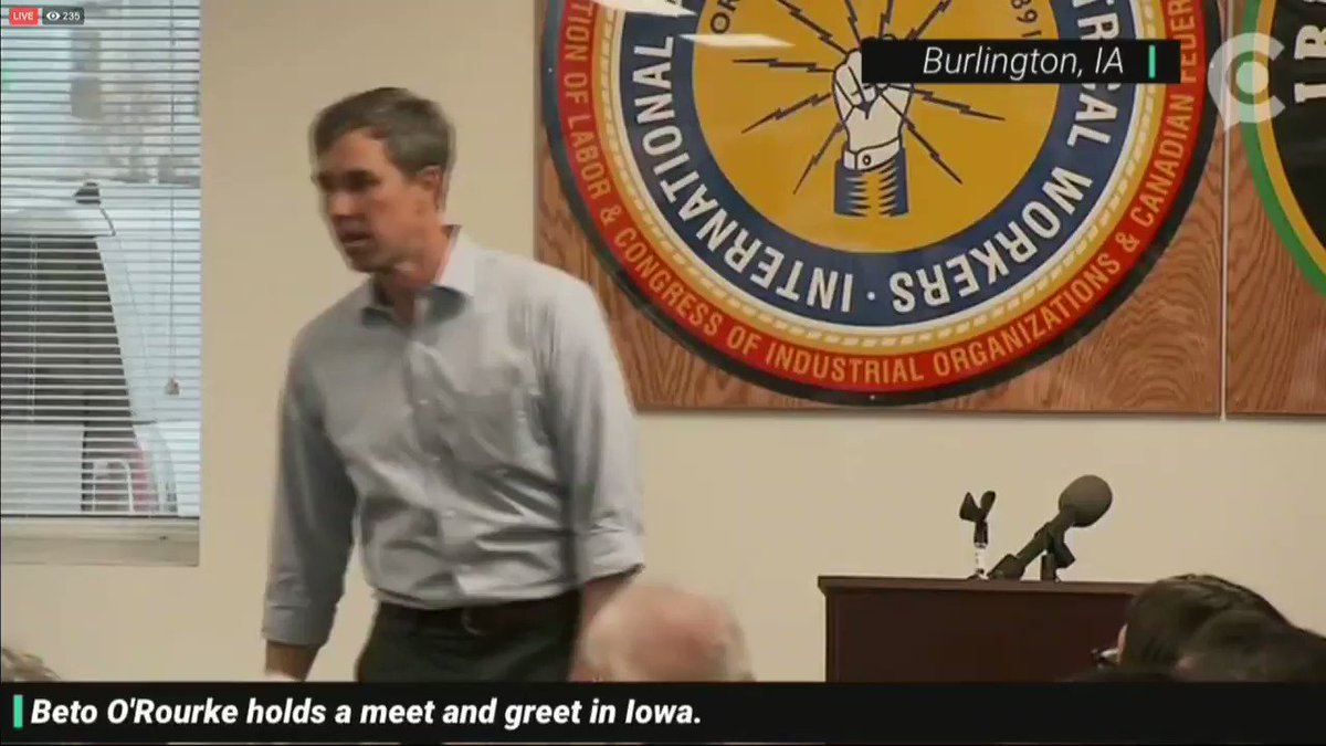 Democrat Beto O'Rourke compares those who are writing climate change proposals to “those who were on the beaches in Normandy”