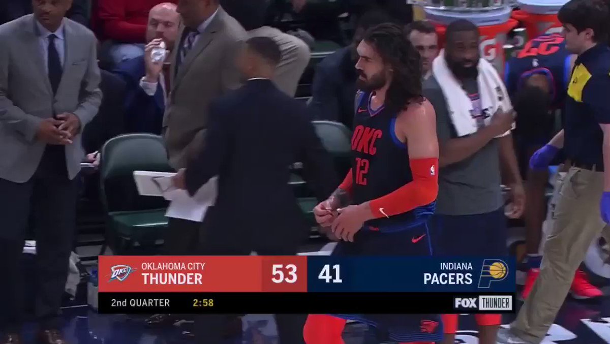 Steven Adams’ hair is a majestic lion’s mane passed down from the gods of Mount Olympus