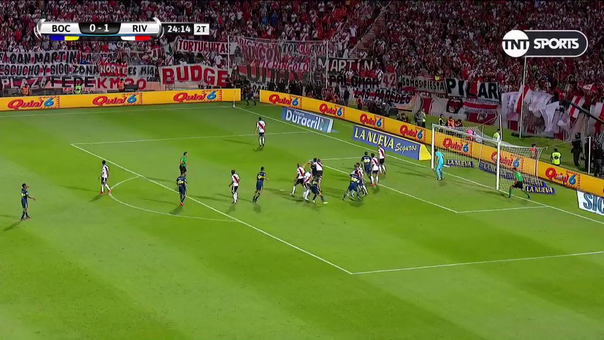¡GOOOOOOOOOOL DE RIVER! ⚪️🔴⚪️
⚽️ Nacho Scocco ponía el 2 a 0 en Mendoza tras la gran corrida de Nacho Fernández y una asistencia del Pity Martínez.
🖥 ¡Seguí la final acá! 👉🏽 https://goo.gl/bccNc8
#SuperCampeones 🏆