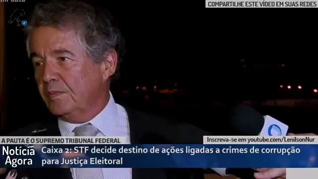 Gravíssimo:
Ministro Marco Aurélio Mello afirma que sentenças da lava-jato podem ser anuladas!
DIVULGUEM