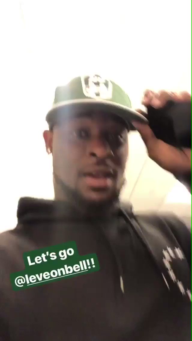 Le’veon is HYPED to be a Jet✈️🔥