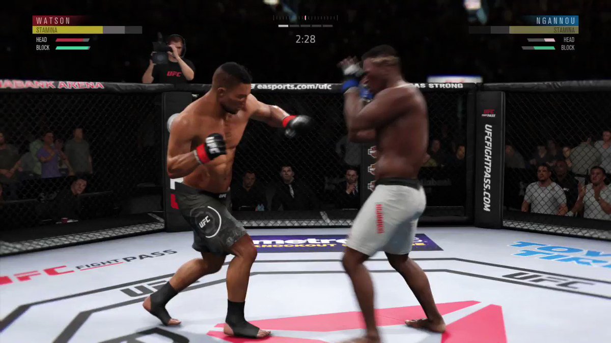 Oh my gawd....He dead...Somebody call the ambulance #GatchoASS #UFC3 #GetKickedInTheFace #PS4share