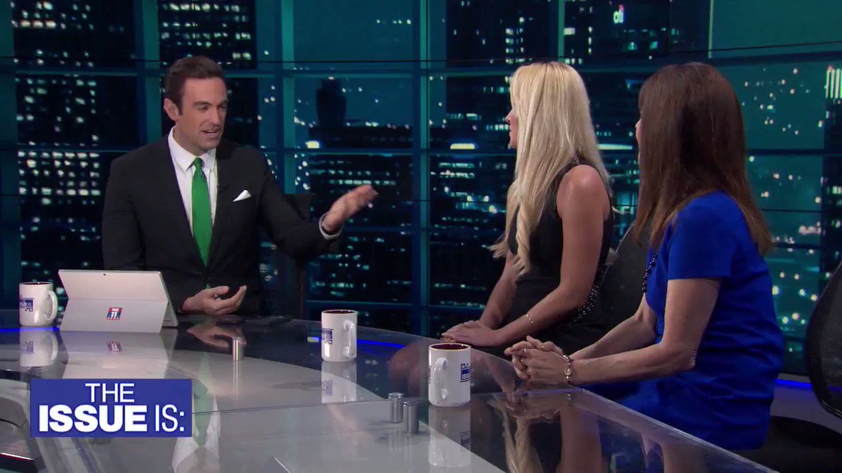 That one time my amazing friend @StephMillerShow taught @TomiLahren a little lesson about the crook occupying our Oval Office. You go Steph! ๐