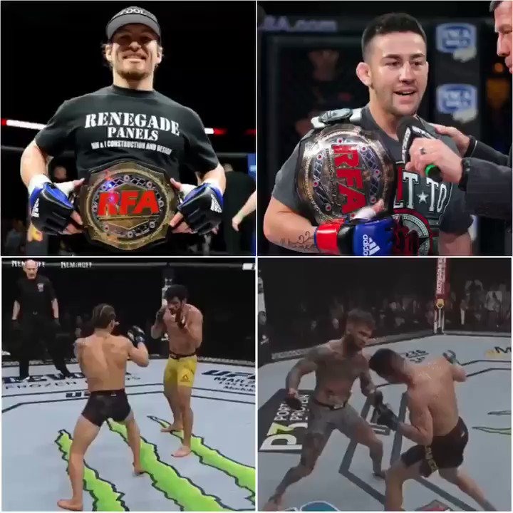 #FBF: In a span of 13 days, two former @RFAfighting #bantamweight champs (@CoolHandMMA + @PedroMunhozMMA) KO'd two former #UFC #bantamweight champs in the #UFC! 🔥
Who will be our next #bantamweight champ: @CKMMA125 or @VinceTheAnomaly? 👑
#LFA62
🎫: http://bit.ly/LFA62