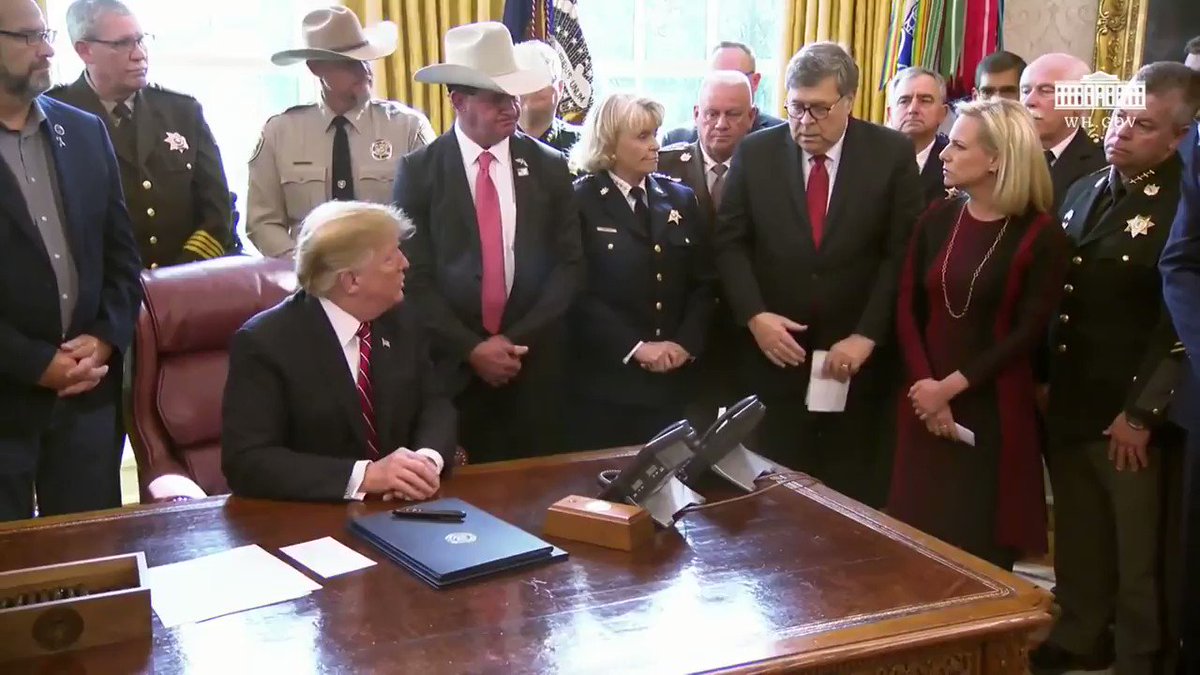 Attorney General Bill Barr: “The crisis that we’re dealing with today is right on our door step and it presents a real clear and present danger to the American people."