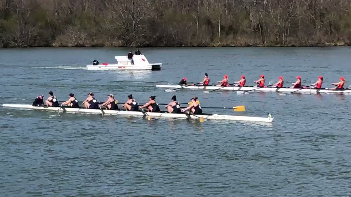 The V8 in action - first race of our afternoon session at Oak Ridge
1. Wisconsin, 5:30.802
2. Notre Dame, 5:37.608
3. Clemson, 5:40.734