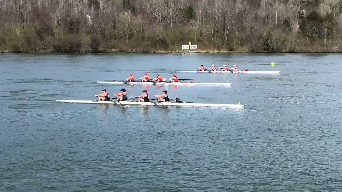 The V4 takes second (6:17.501) - ahead of Clemson 6:24.091 and behind Wisconsin 6:12.342 - in our second afternoon race in Oak Ridge