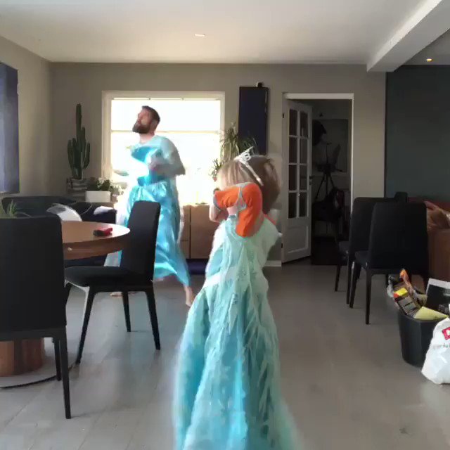 This is what parents should teach their children to do: enjoy freedom and be happy. #FatherAndSonGoals