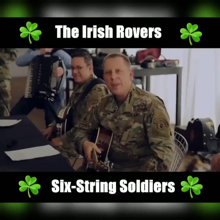 Happy #StPatricksDay!
Enjoy this song performed by
@TheIrishRovers and our very own Six-String Soldiers from the @thearmyfieldband.
#USArmy #Video by Sgt. 1st Class Marc Purinton