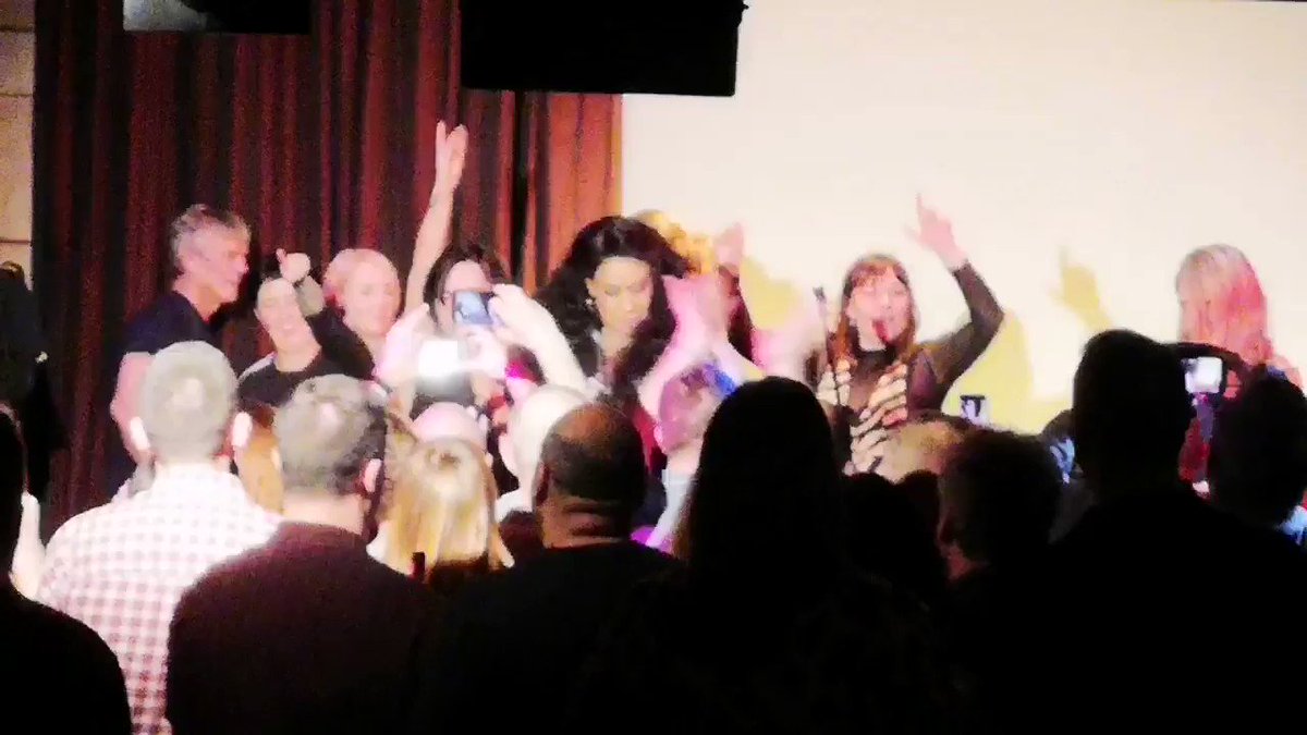 Got a clip where you joined the madness on stage.