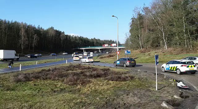 Politie en brandweer in actie A1 - deel 2! We gaan door. #goedpensioen voor iedereen! #fnv