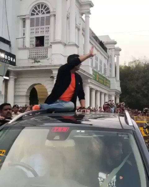 No matter how many times in a year I come here, Delhi is always ready with a warm welcome ❤️ A big thank you from Team #Kesari 🙏🏻
