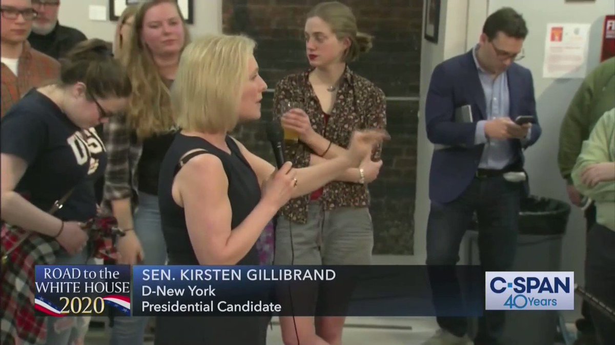 Democrat Senator Kirsten Gillibrand claims without evidence that gun manfacturers oppose background checks because they want to sell guns to kids, terrorists, people who are gravely mentally ill, and violent convicted criminals.