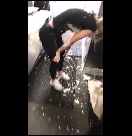 So a couple days ago, one of my coworkers accidentally let 22 quarts of ranch dressing slip out of her hand...