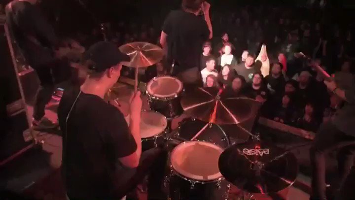 Been writing some of the best music of my life and working on other v nice things heres a snippet of BMC live in LA on the Misery Will Find You Tour @KodakChris_ | @PaisteNation | @dwdrums