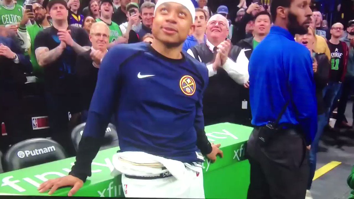 Boston Gardenβs ovation for Isaiah Thomas following his in-arena tribute video
