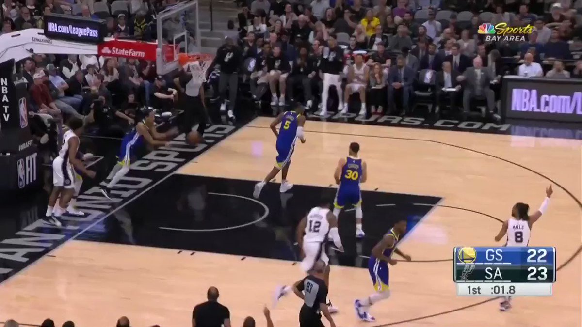 Sheesh, Steph.
(via @NBCSWarriors)