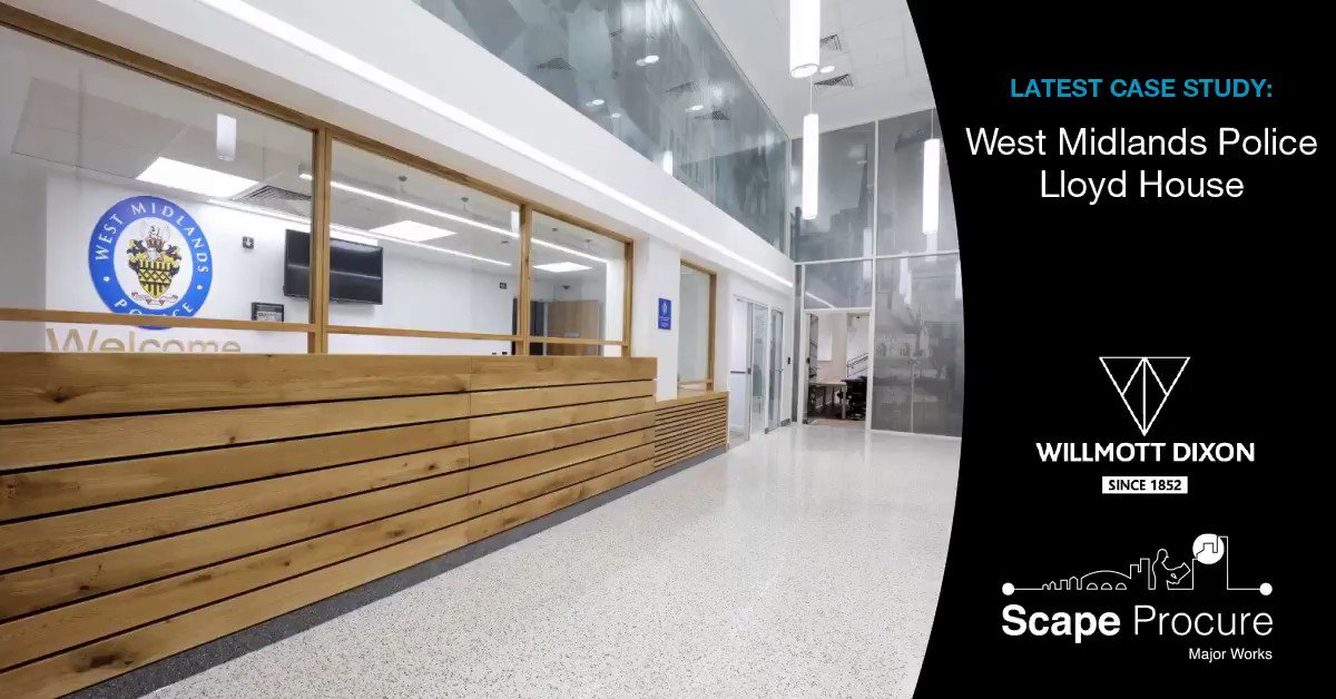 Proud to be supporting @WMPolice to develop a more efficient and cost-effective estate in central #Birmingham. Read our latest #TeamScape case study - http://bit.ly/2W9a4YS #valueformoney @WillmottDixon