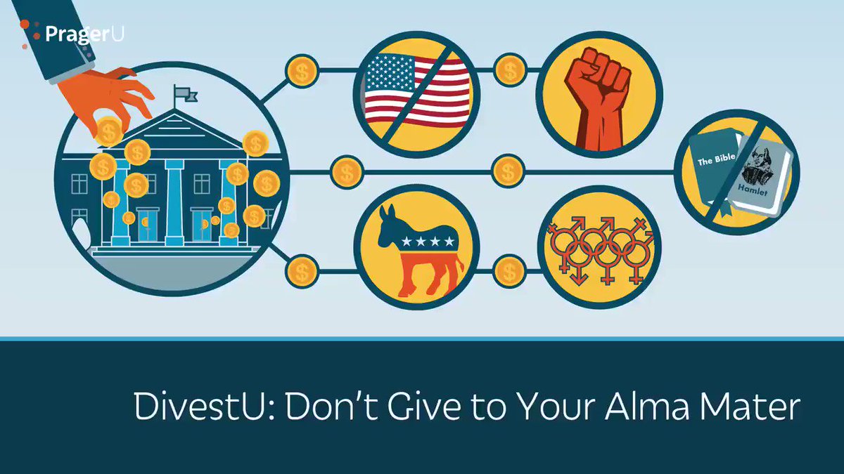 Americans donate $44B/year to our nation's universities
But with admin positions like "Activist In-Residence" can we truly expect students to get an education?
Colleges have become left wing propaganda machines
Watch my full video here: http://bit.ly/DivestU