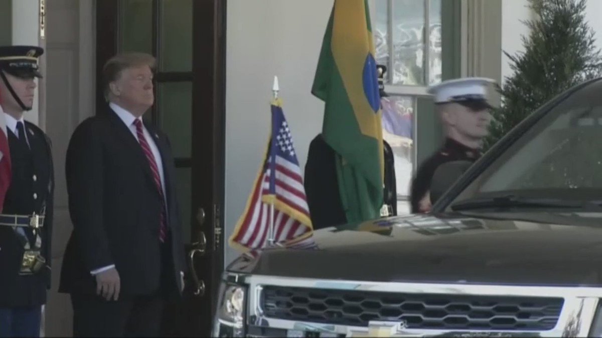 Finalmente, Trump e Bolsonaro se encontraram.