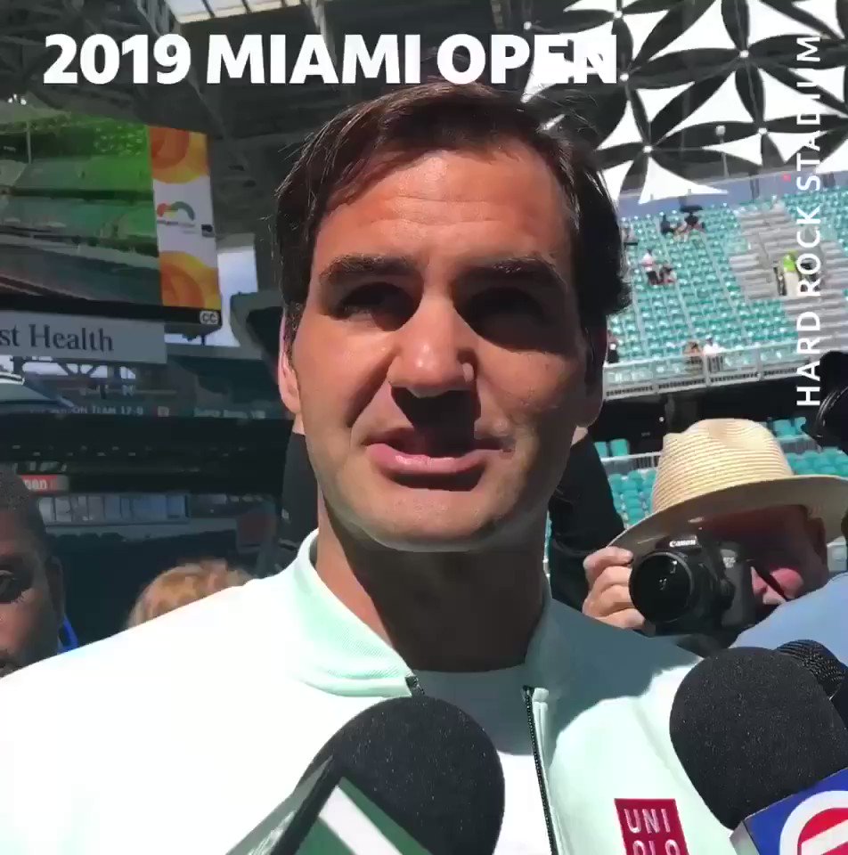 “I think it’s a big, massive moment for our sport.” - @rogerfederer
@MiamiOpen | @itau