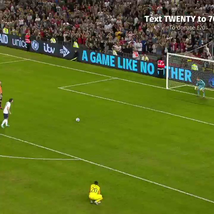 #ThrowbackThursday to that penalty and that celebration @blakeharrison23 @itvfootball 🏴 🏆
Not long to wait until this year's #SoccerAid announcement...