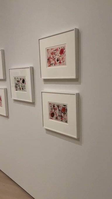 I could’ve not seen the whole of the exhibit @MuseumModernArt J. Miro cause of the time, but I’m definitely